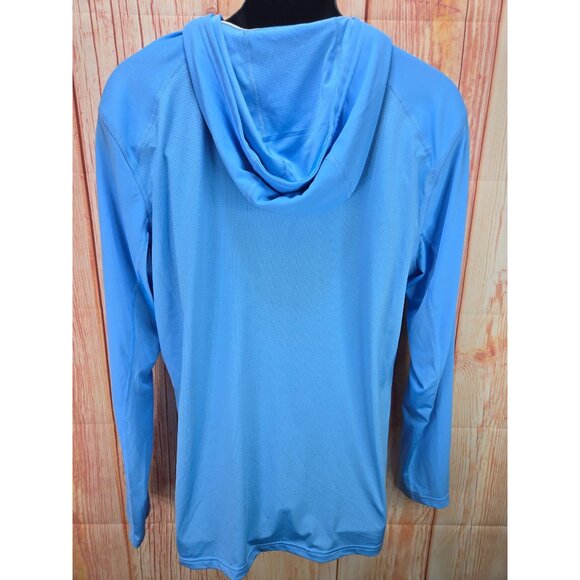 Under Armour Iso-Chill Loose Fit Hoodie Large Blue Patriotic Print - Picture 2 of 12